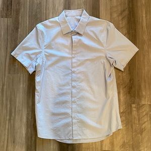 Lululemon Short Sleeve Button Down medium